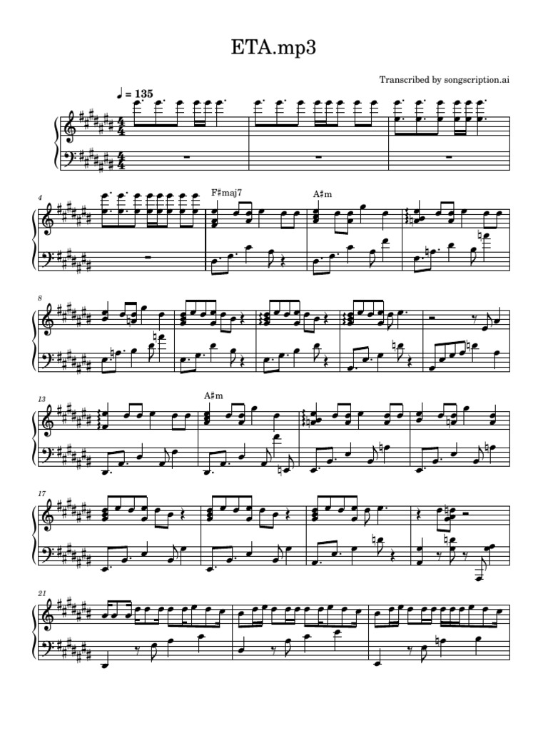 Transcription of ETA.mp3 Audio File | PDF