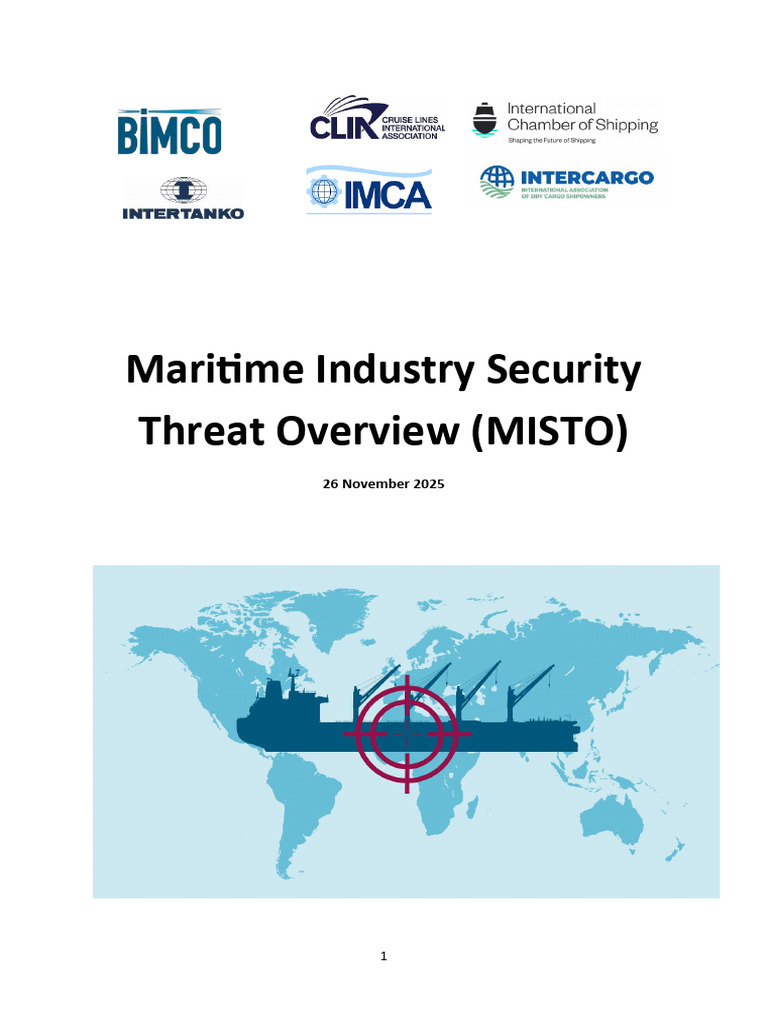 Maritime Industry Security Threat Overview (MISTO)_112025 | PDF ...