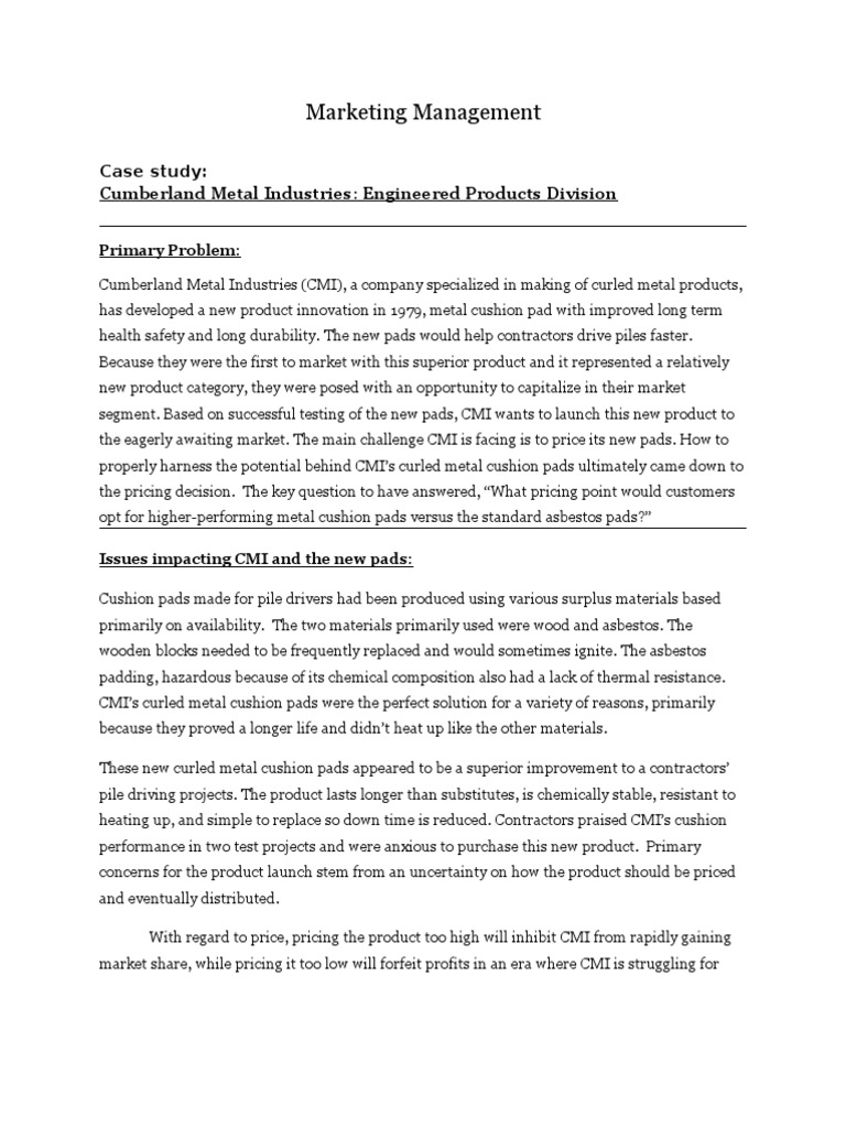 Cumberland case essay image