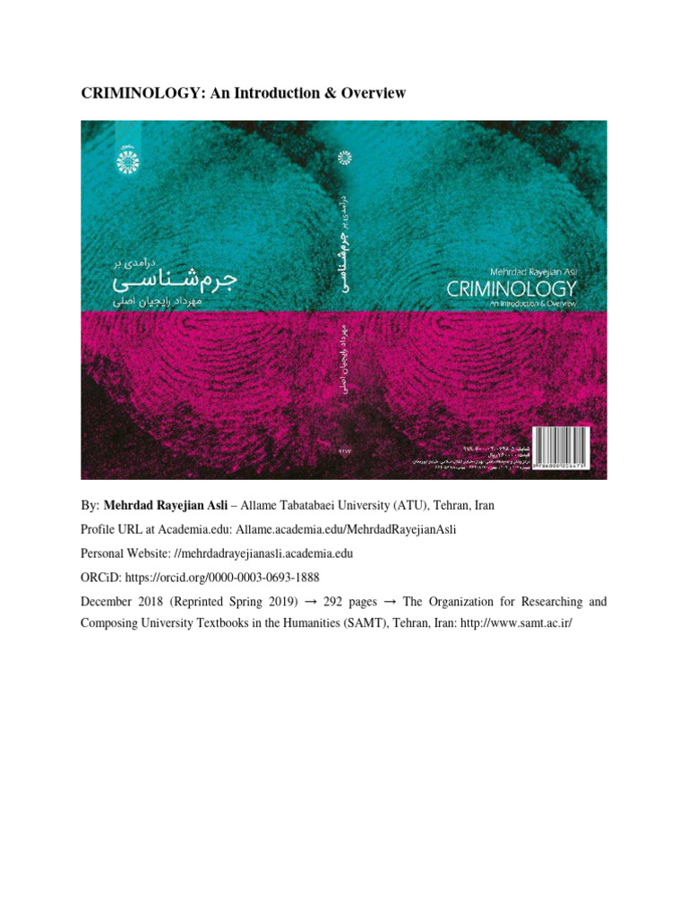 Introduction to Criminology Overview | PDF | Criminology | Crimes