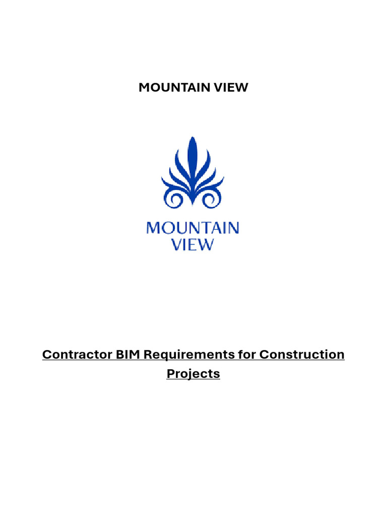 Contractor BIM Requirements Overview | PDF | Building Information ...
