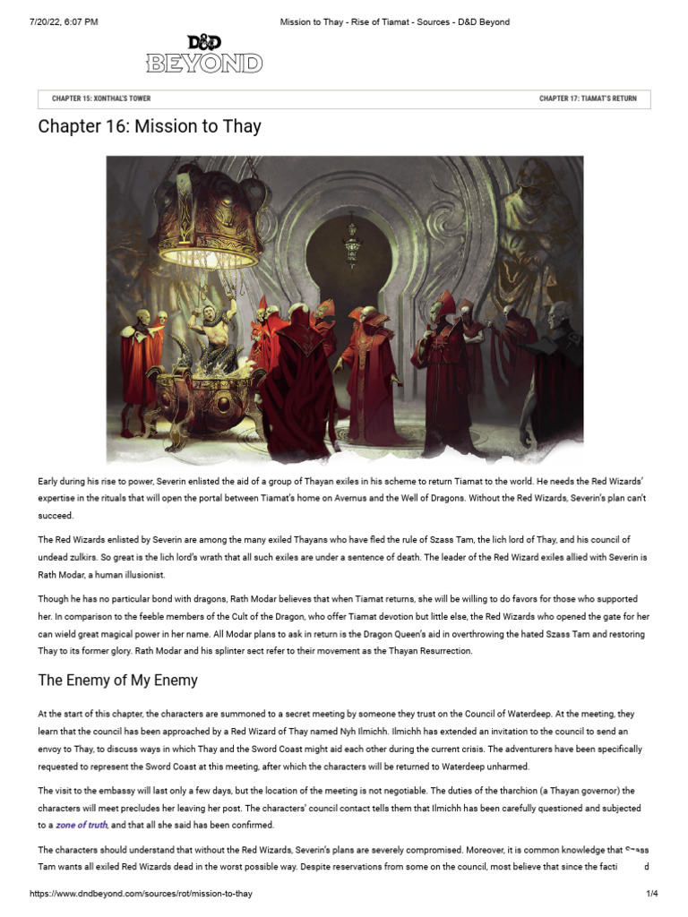 Mission to Thay: D&D Adventure Guide | PDF | D20 System | Gary Gygax Games
