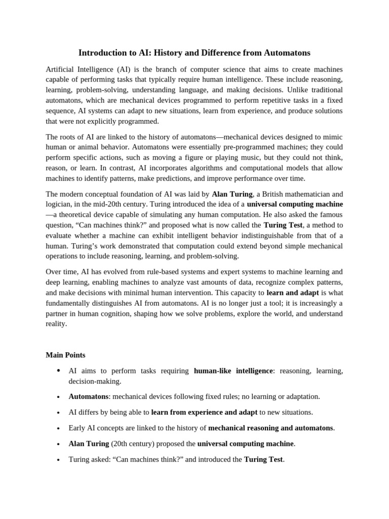 The Rapid Rise of Artificial Intelligence Marks A Turning Point in ...