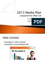 2013 Media Plan