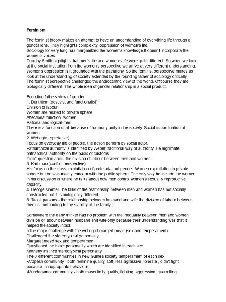 Feminism | PDF | Gender Studies | Feminism