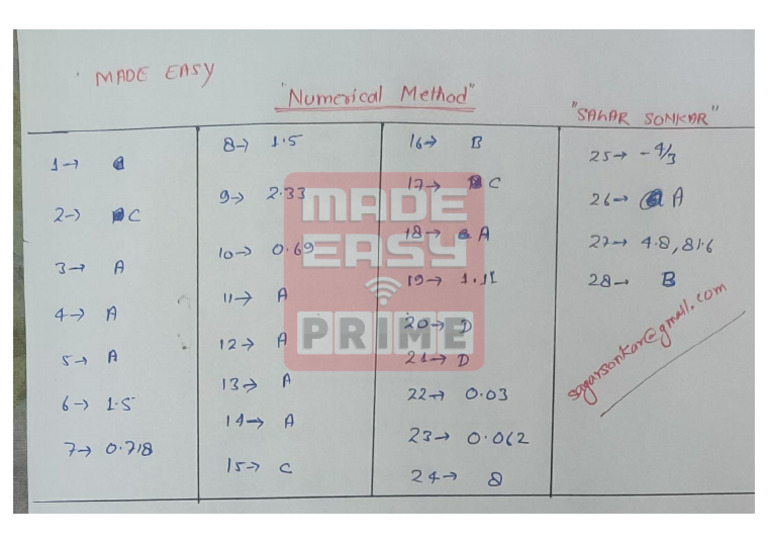 6251980Numerical Method Ans Key SS Sir-converted | PDF