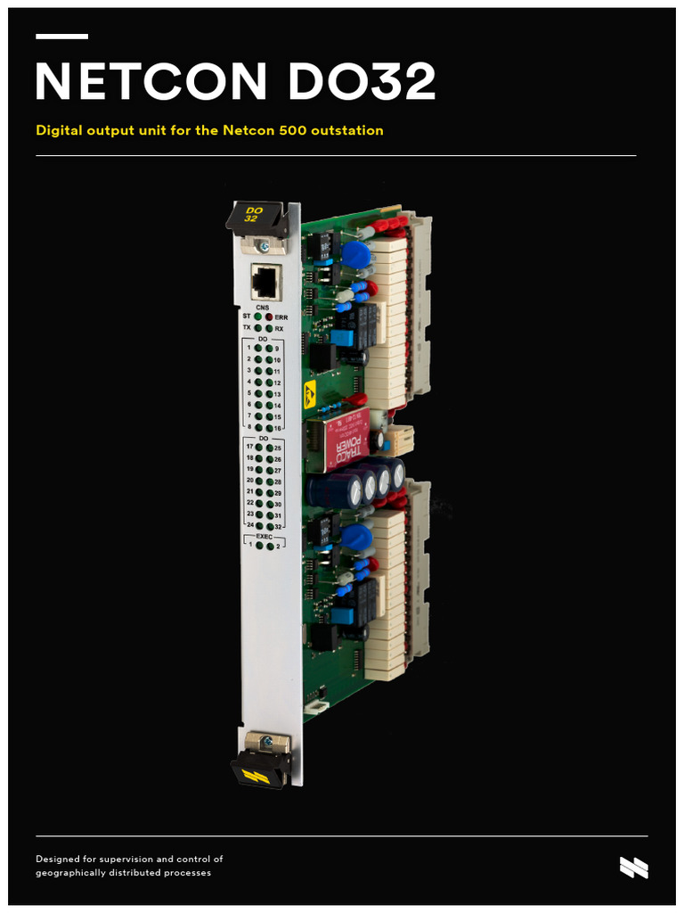 M00117 BR en 8 Netcon DO32 Brochure | PDF | Power Supply | Electrical ...