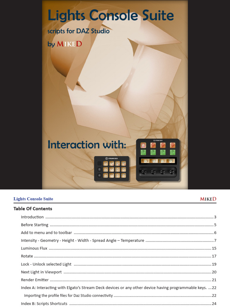 MDLC Light Console Manual | PDF