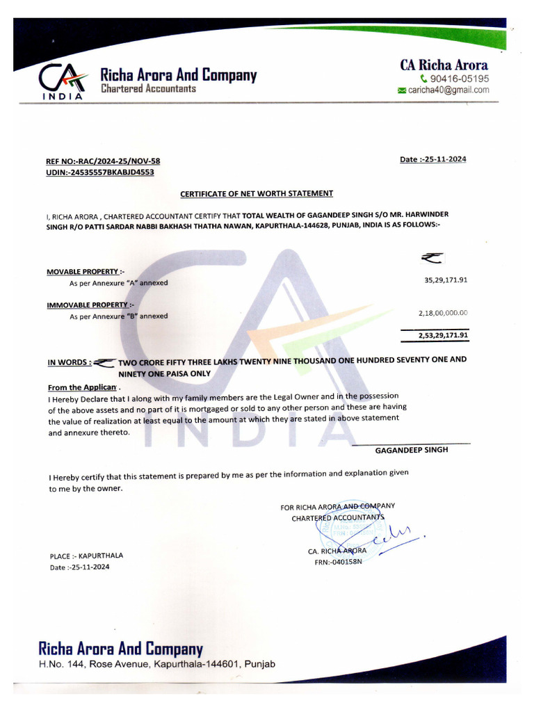 CA Report | PDF