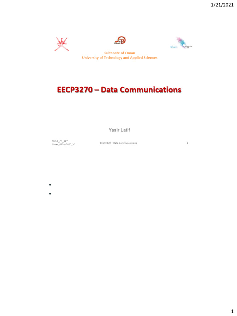 EECP3270 Handout No.6 | PDF | Asynchronous Transfer Mode | Computer Network