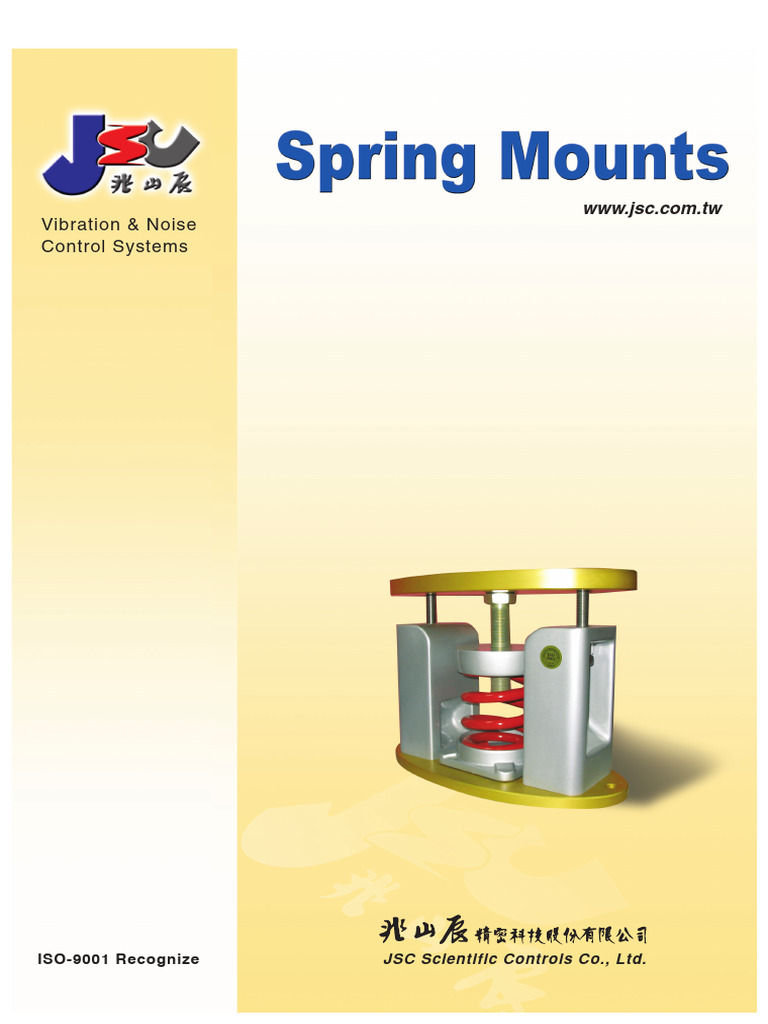 JA Spring Mounts for Vibration Control | PDF