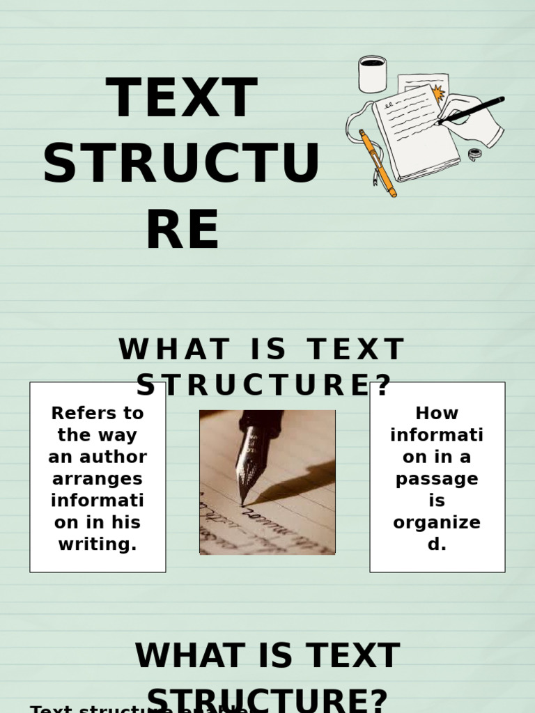 Understanding Text Structure Patterns | PDF