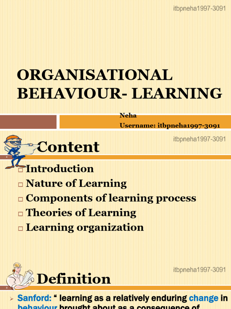 Understanding Learning in Organizations | PDF | Learning | Classical ...