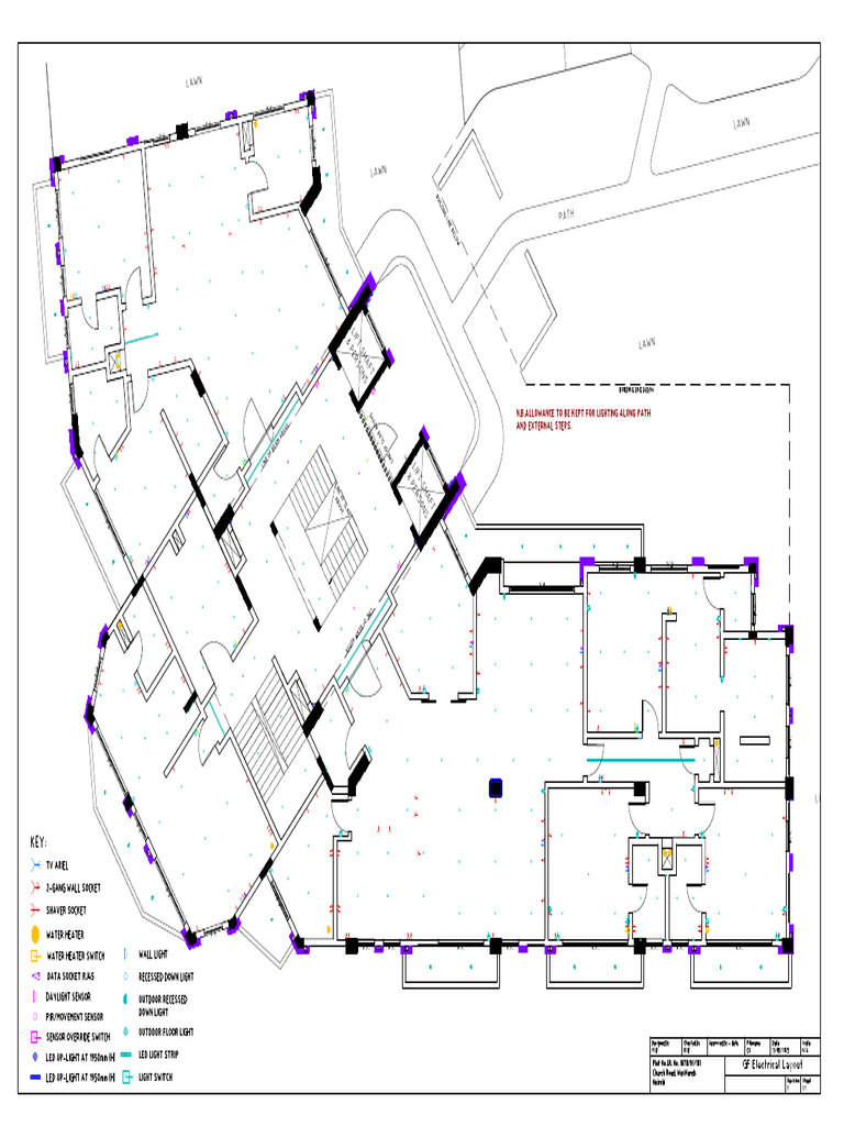 CR Ground Floor Electrical Layout | PDF