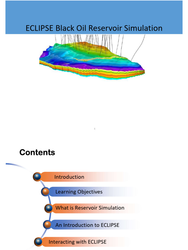 ECLIPSE Black Oil Reservoir Simulation Guide | PDF | Petroleum ...