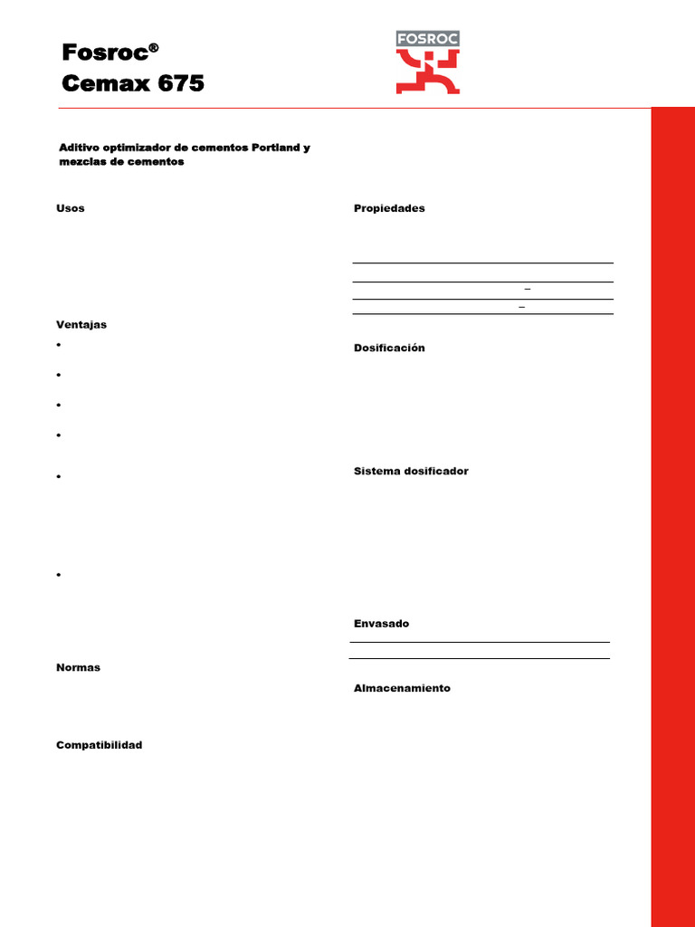 TDS Cemax 675 170221 | PDF