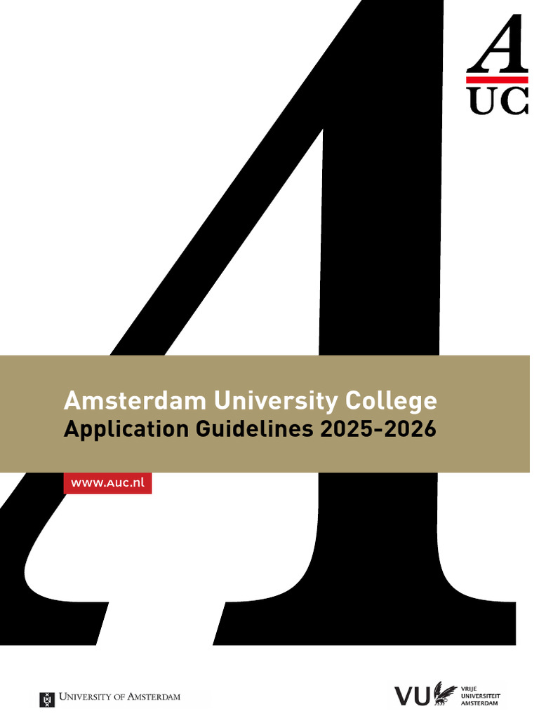 AUC Application Guidelines 2025-2026 | PDF | University And College ...