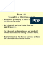 Econ 101 Principles of Microeconomics