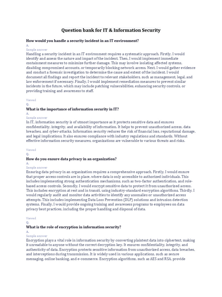 IT Security Incident Response Guide | PDF | Transport Layer Security ...