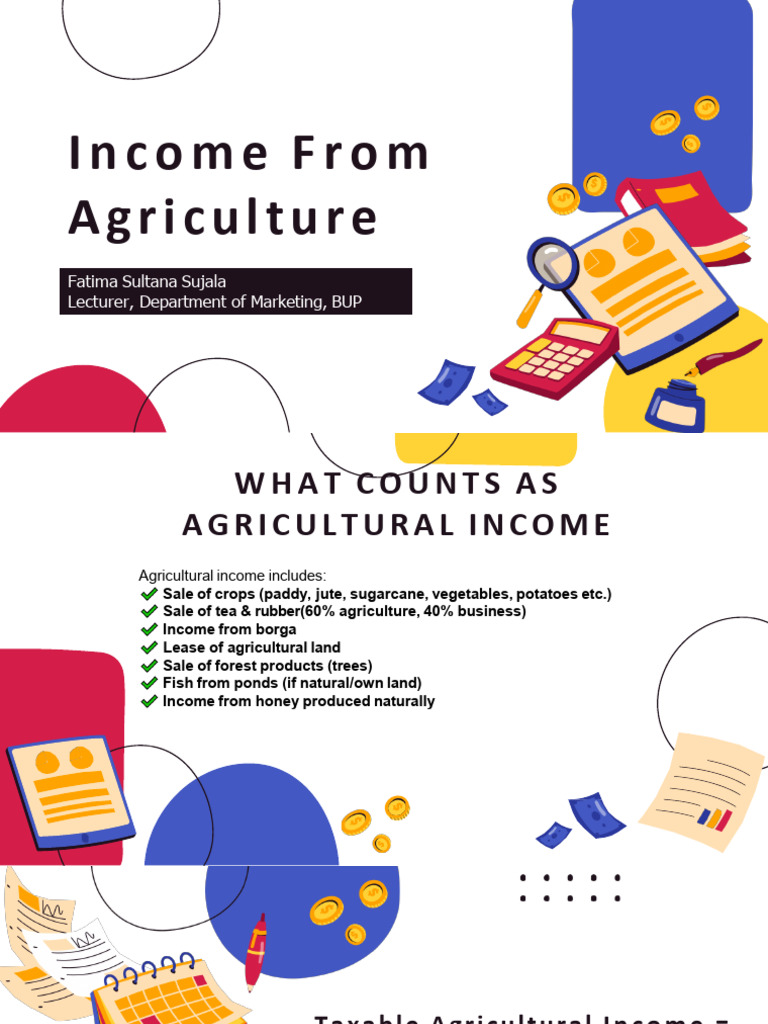 Understanding Agricultural Income Tax | PDF | Expense | Depreciation