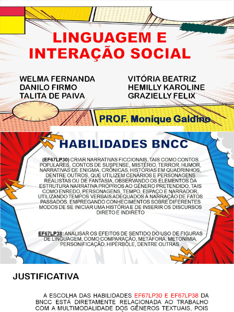 Hqs Linguagem e Interação Social | PDF