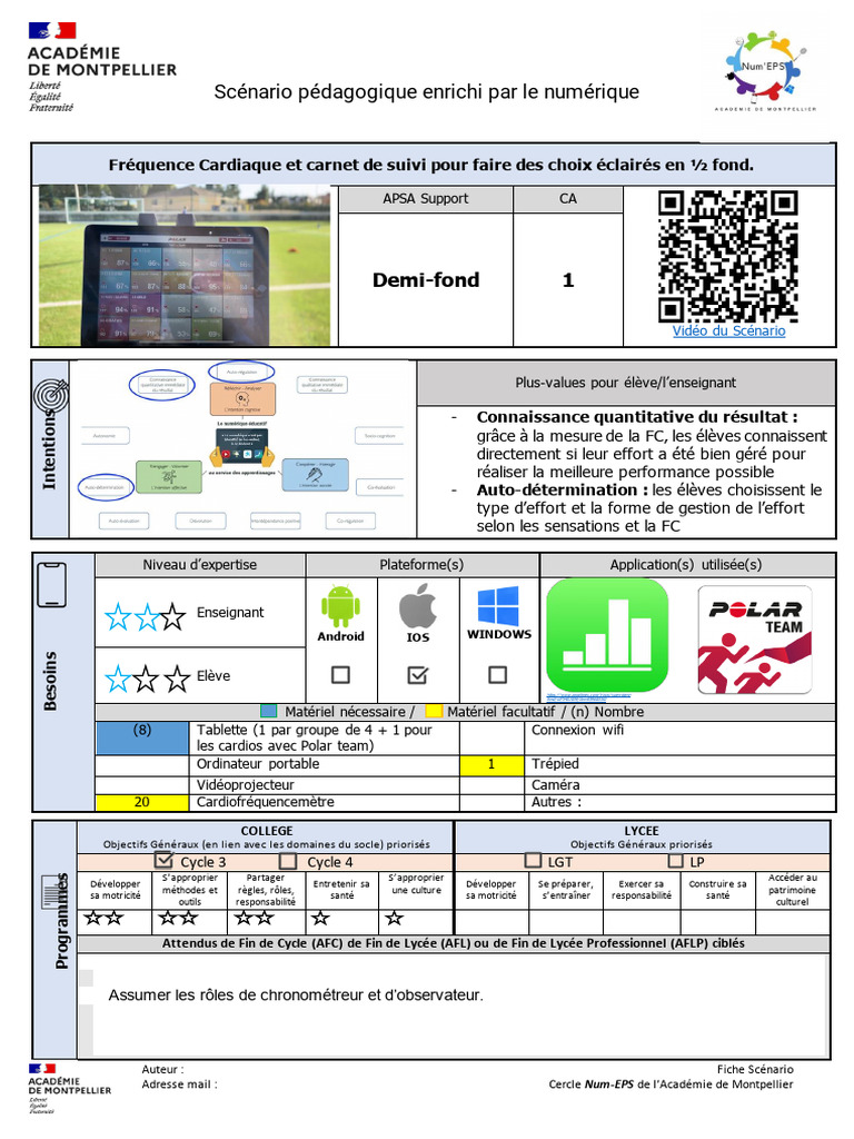 Suivi de la Fréquence Cardiaque en Demi-Fond | PDF | Informatique