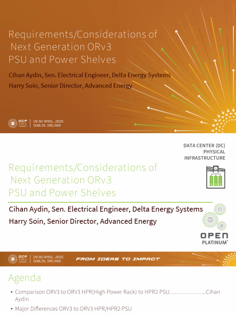 Next Gen ORv3 PSU Power Shelf Insights | PDF | Power Supply | Power ...