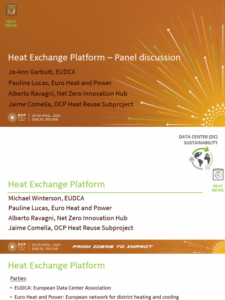Heat Exchange Platform for Data Centers | PDF | Data Center | Computing