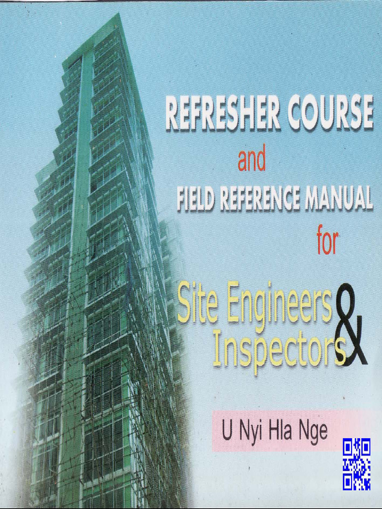 Refresher Course and Field Reference Manual For Site Engineers and | PDF