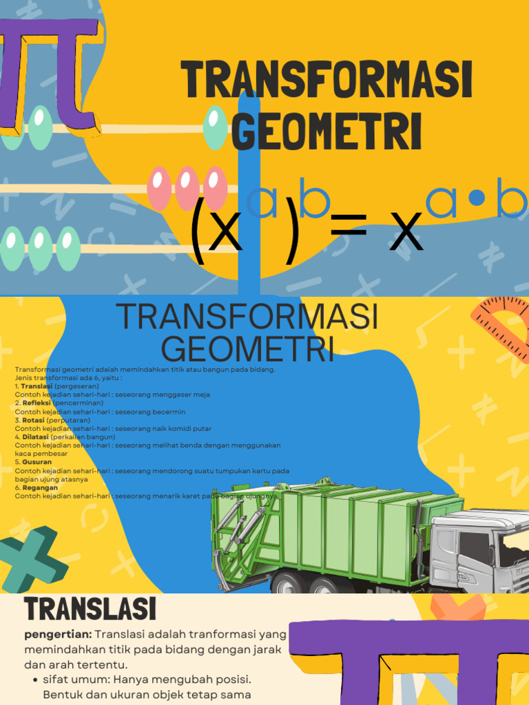 Jenis dan Contoh Transformasi Geometri | PDF
