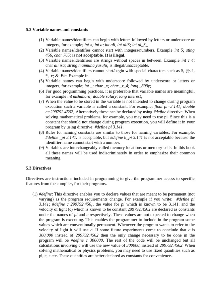 68383981261 Ac | PDF | Integer (Computer Science) | Variable (Computer ...