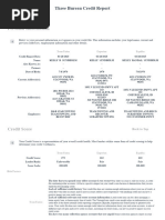 Sample Credit Report | PDF | Credit History | Credit (Finance)