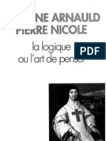 Arnauld Antoine &amp; Nicole Pierre, La Logique Ou Art de Penser