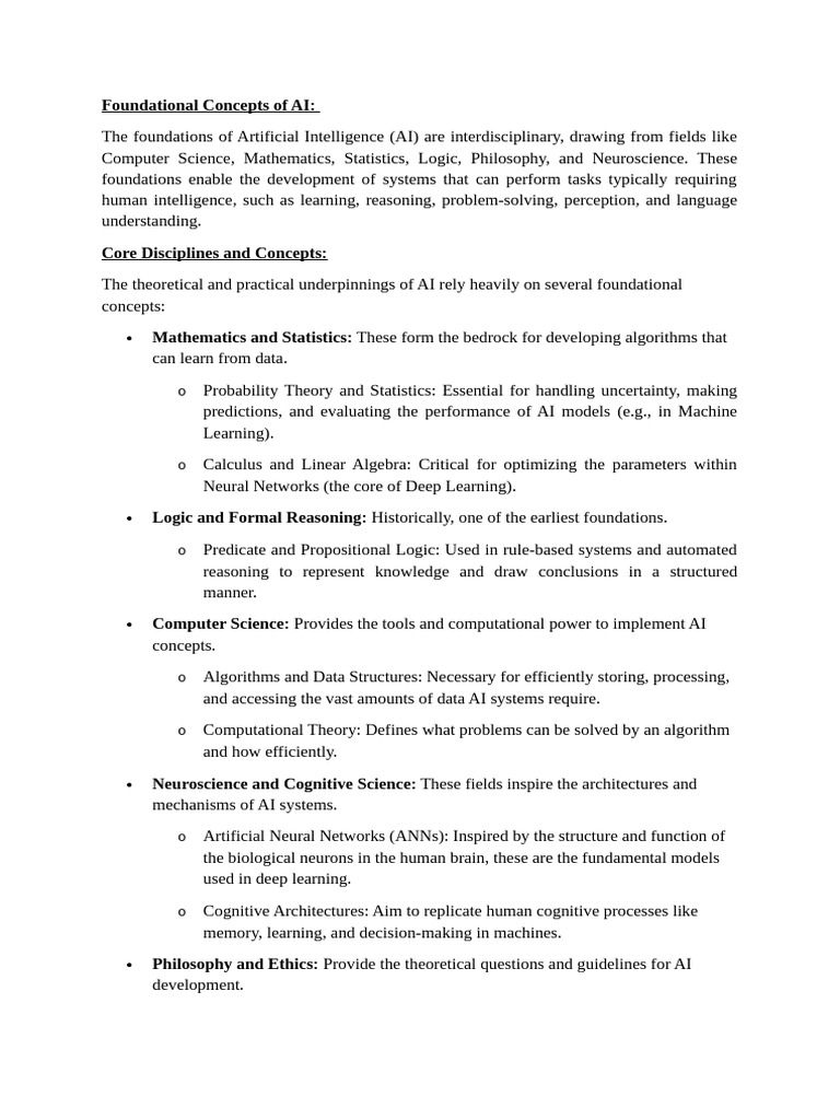 Foundations and Applications of AI | PDF | Artificial Intelligence ...
