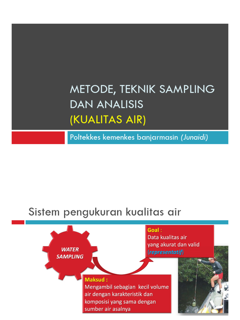 Metode Sampling dan Analisis Kualitas Air | PDF