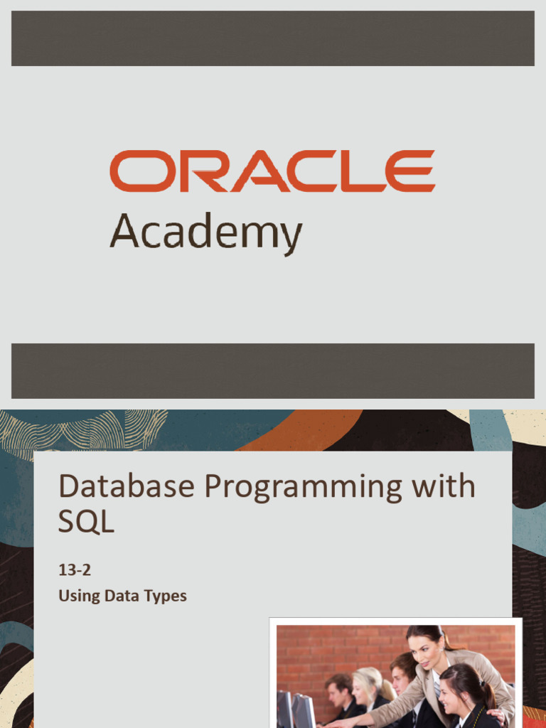 DP - 13 - 2 - Creating Tables | PDF | Data Type | Computing