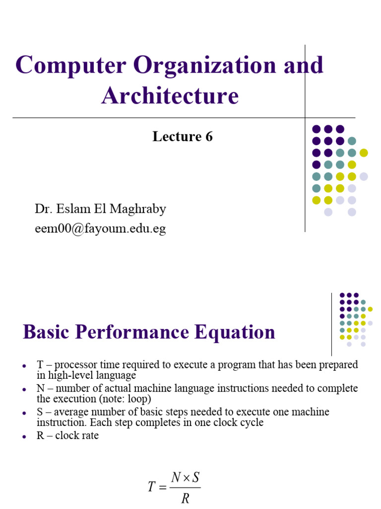 Computer Performance and Addressing Modes | PDF | Cpu Cache | Computer ...