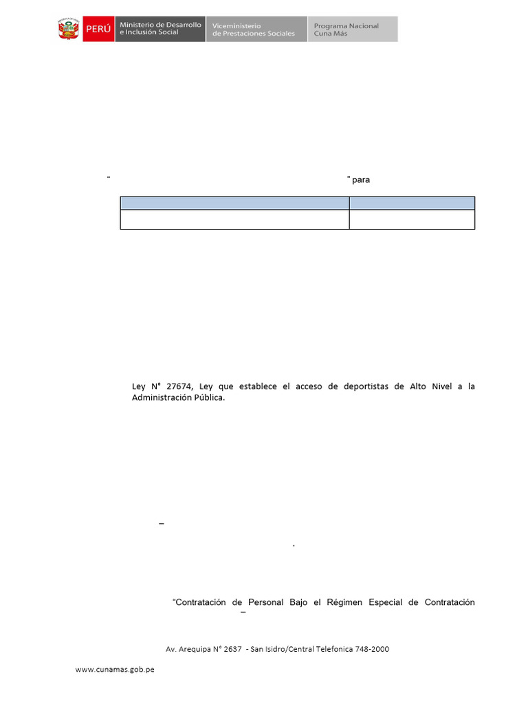 PROCESO CAS N° 133 -2025-MIDIS-PNCM | PDF | Licenciatura | Titulo academico