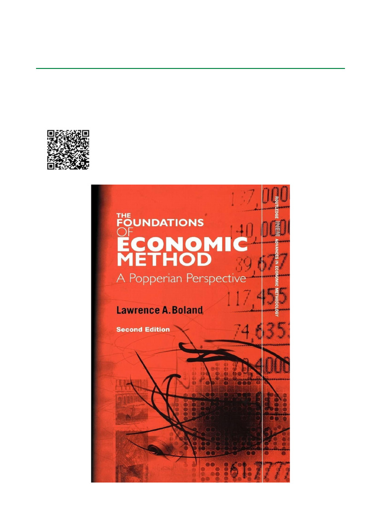 Foundations of Economic Method A Popperian Perspective - 2nd Edition ...