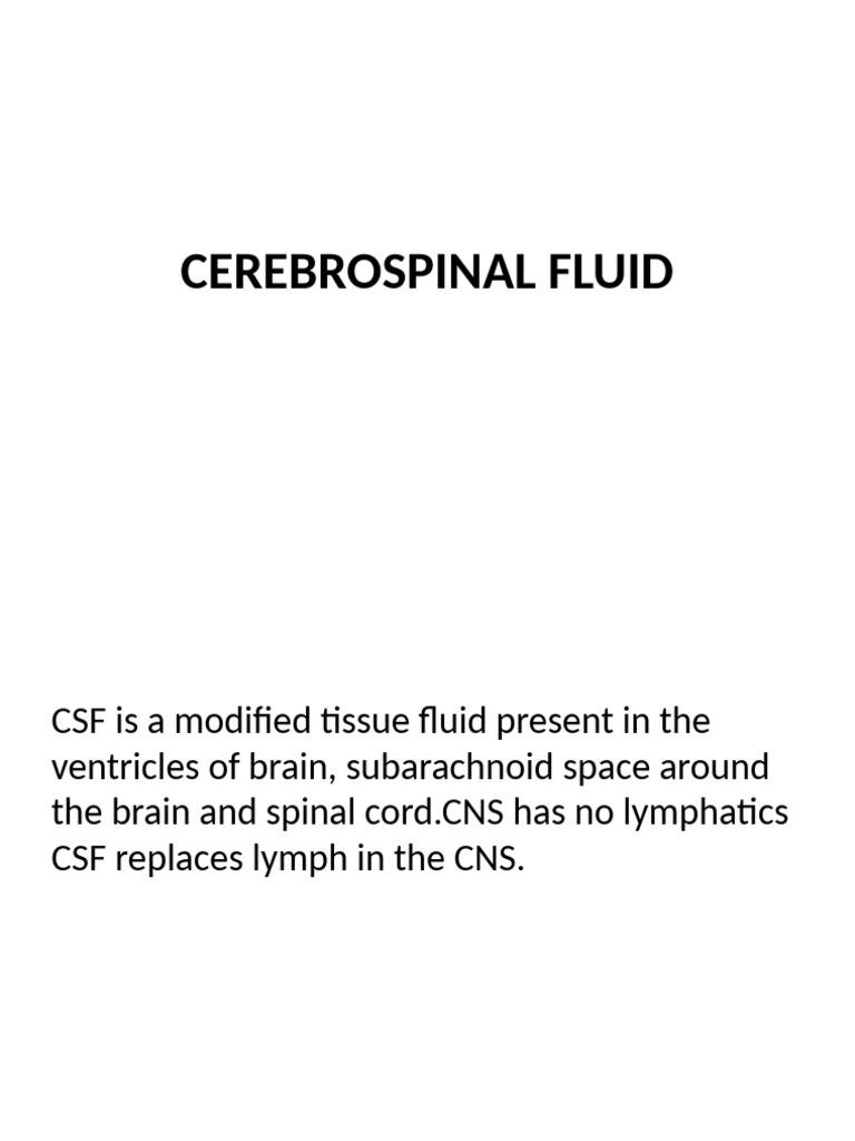 CSF | PDF
