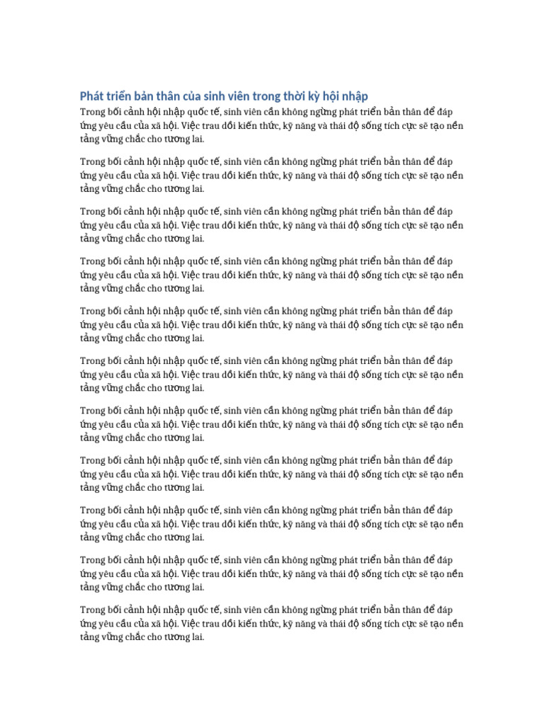 File 5 Phat Trien Ban Than | PDF