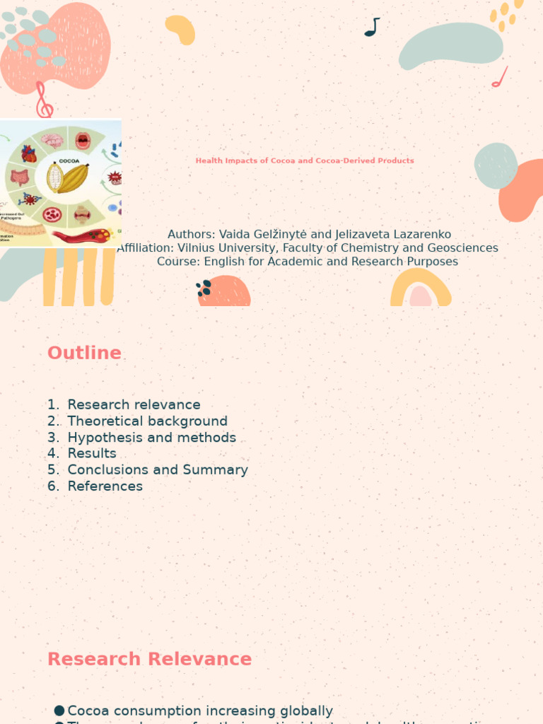 Health Effects of Cocoa and Biogenic Amines | PDF | Cocoa Bean | Chocolate