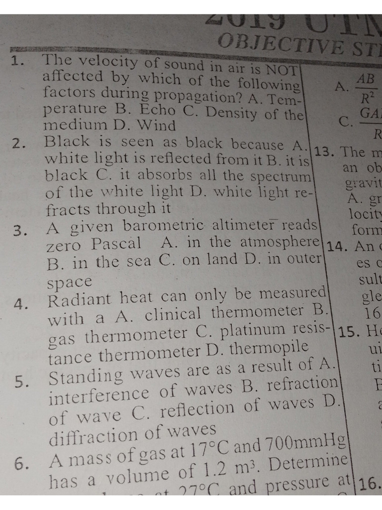 Physics 2019 | PDF