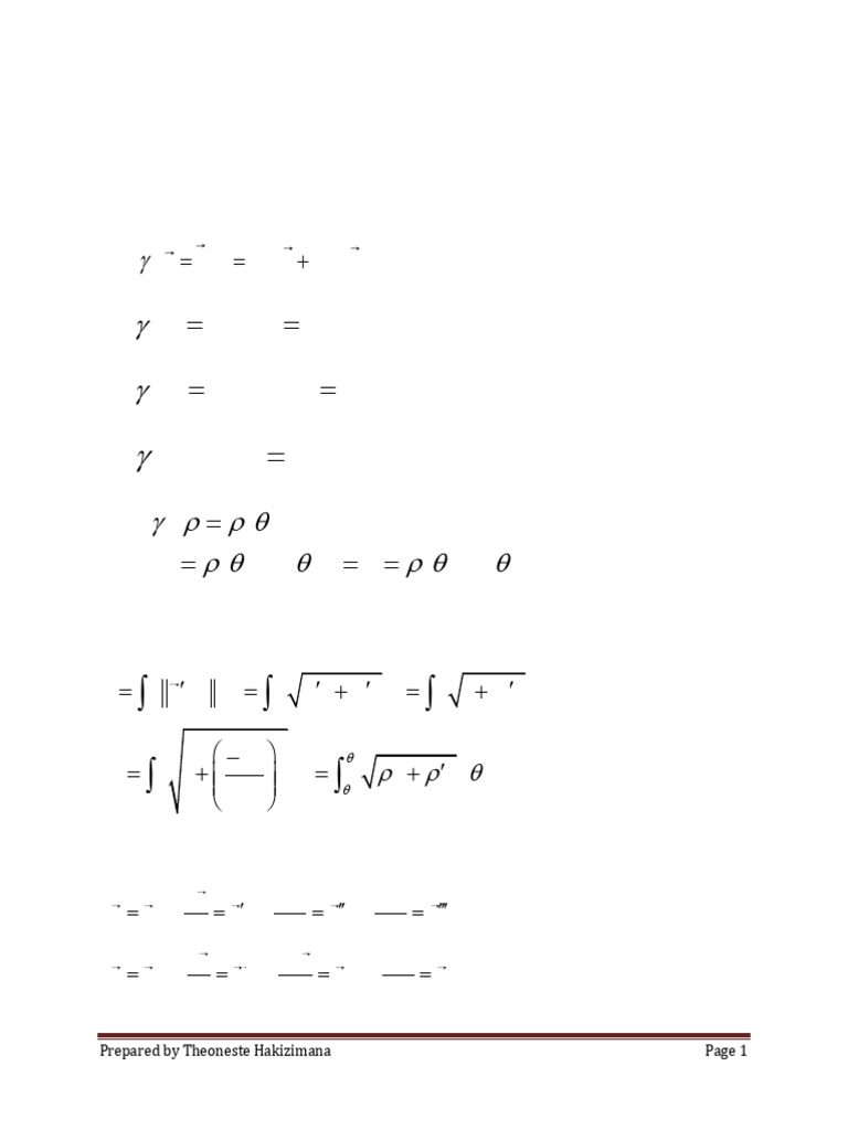 Differential Geometry of 2D Curves | PDF | Curvature | Mathematical Objects