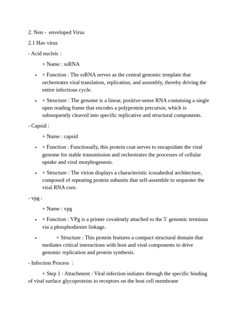Non - Enveloped Virus - Copy | PDF | Virus | Histone