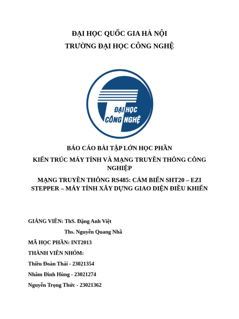 Báo Cáo BTL KTMT | PDF