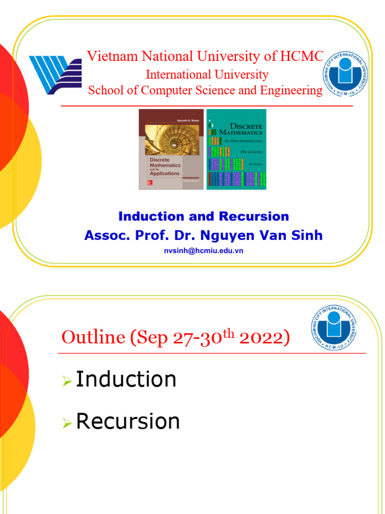 Induction and Recursion in Mathematics | PDF | Mathematical Proof ...