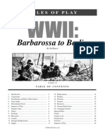 WWII: Barbarossa To Berlin Rules - 2006