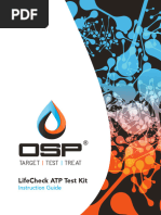 LuminUltra ATP Test Kit Instructions | PDF | Biofilm