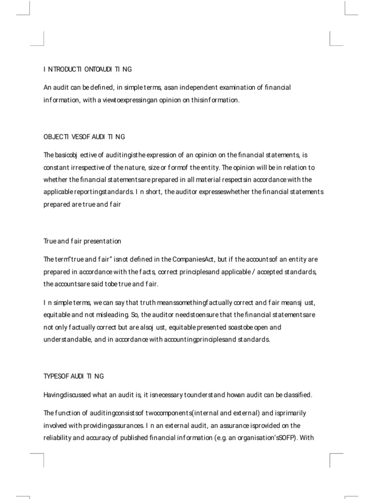 Introduction to Auditing(1) | PDF | Audit | Business